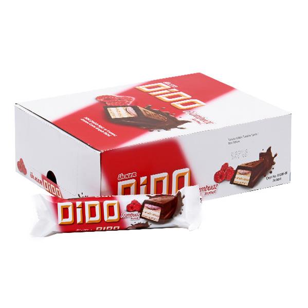 Ülker Dido Sütlü Çikolata Kaplı Frambuaz Aromalı Gofret 37 gr x 24 Adet